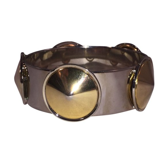 Givenchy Runway Pyramid Studded Bangle Bracelet - Picture 2 of 4